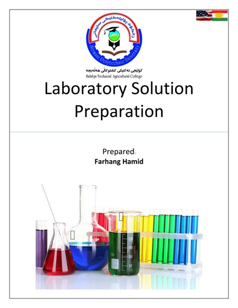 Lab-Potcher solution|laboratory solution preparation methods.